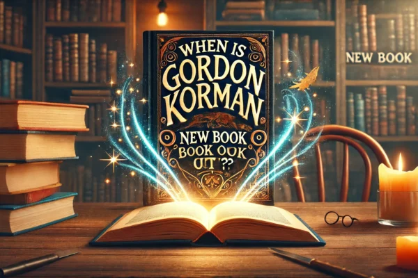 when is gordon comans new korman's book coming out​