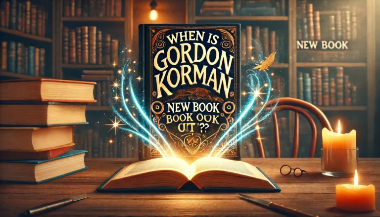 when is gordon comans new korman's book coming out​